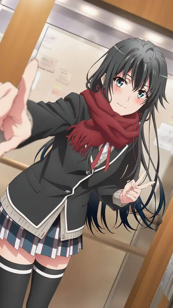 ai character: yukino yukinoshita background