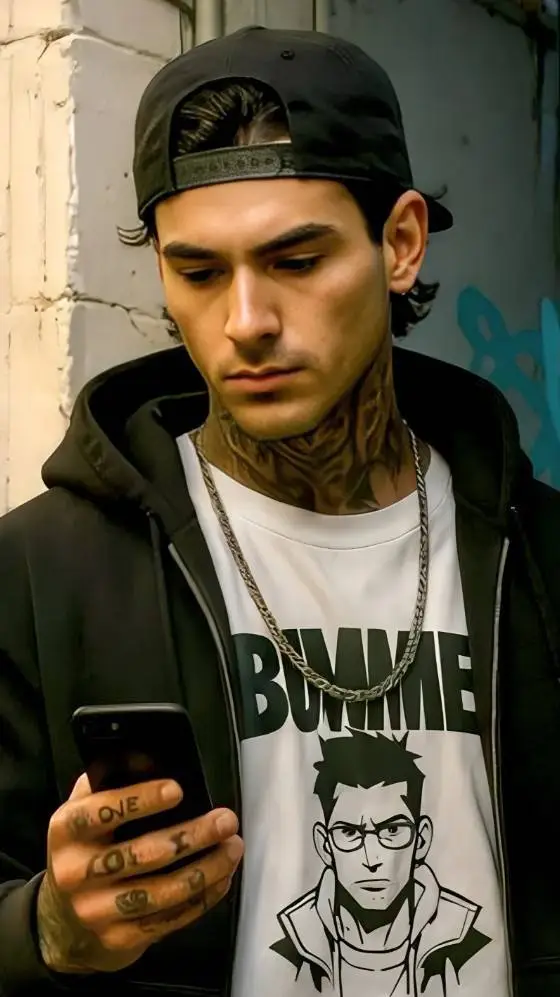 ai character: Cameron Gillis  background