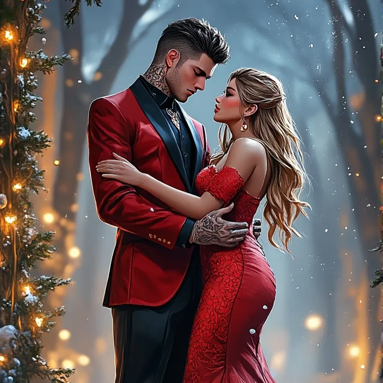 chat with ai character: Christmas Wedding 