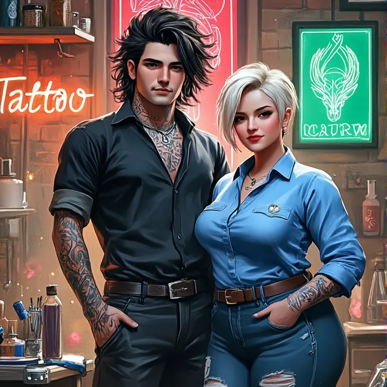 chat with ai character: From Tattoo 2 Love