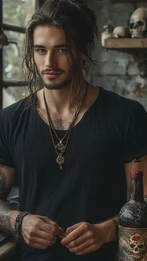 ai character: Avan Mancini  background