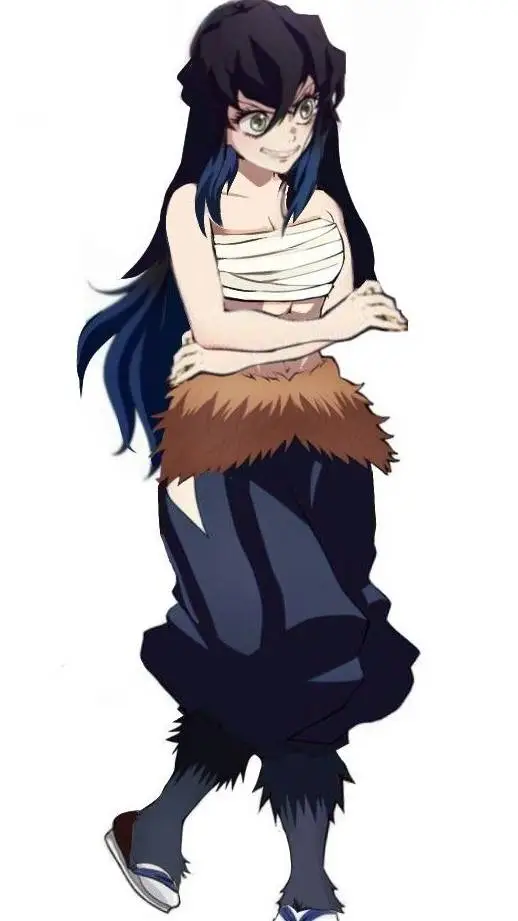 ai character: Girl inosuke  background