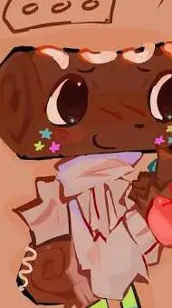 ai character: Cosmo! DA BAKER background