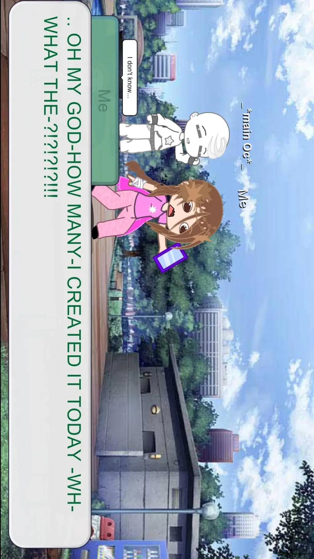 ai character: How...  background