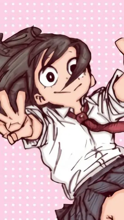 ai character: tsuyu asui background
