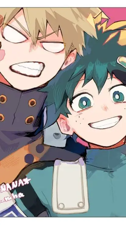 ai character: 💥Bakugo and Deku🥦 background