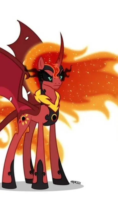 ai character: Sunset Demon background