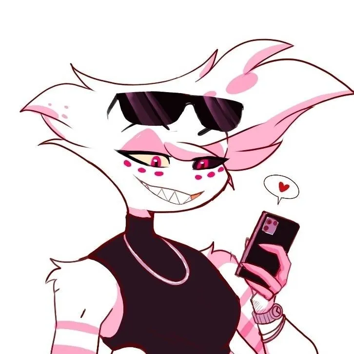 chat with ai character: 🩷Angel dust🤍