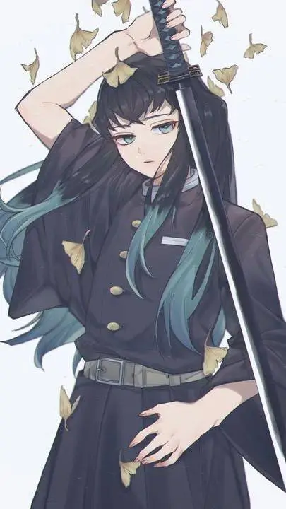 ai character: 🩵muichiro🩵 background