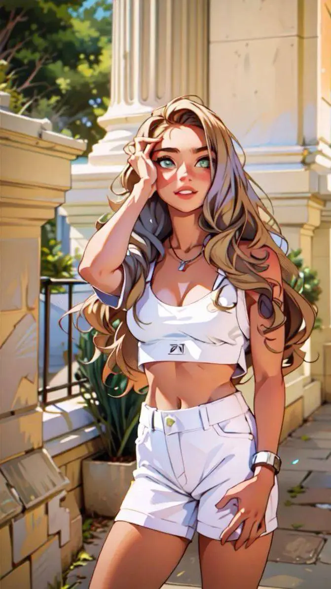 ai character: daisy  background