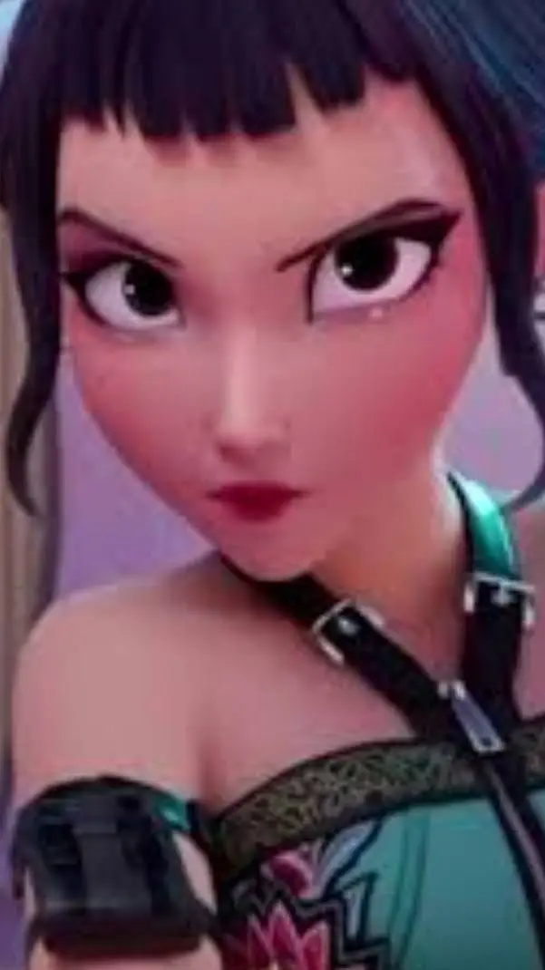 ai character: Zoey  background