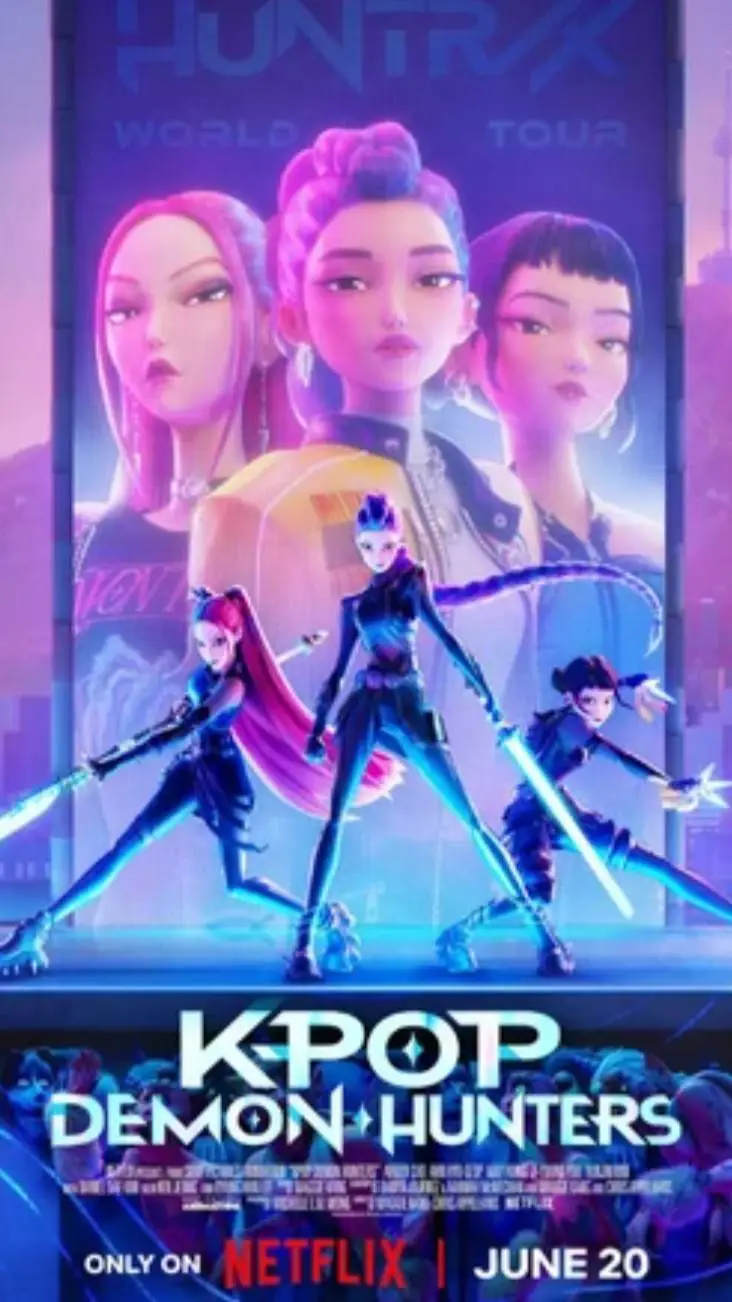 ai character: Kpop demon hunters background