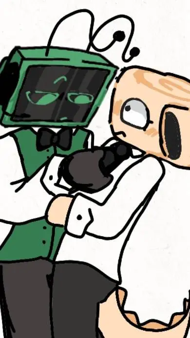 ai character: Office au background