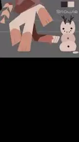 ai character: snowie(fpe)  background