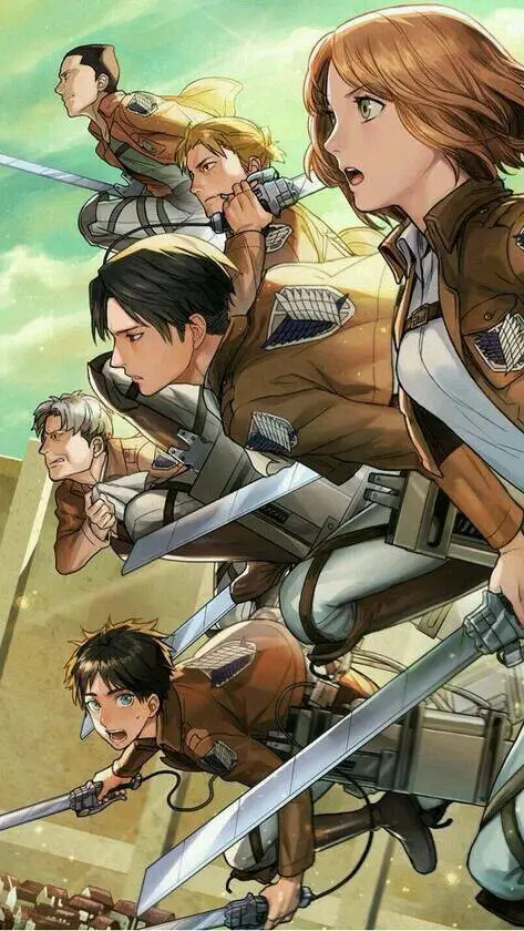 ai character: OG Levi Squad AOT background