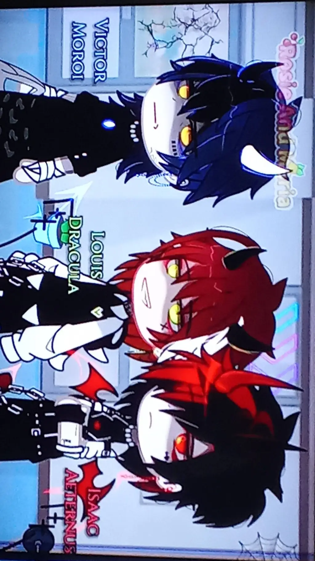 ai character: vampire accadamy  background