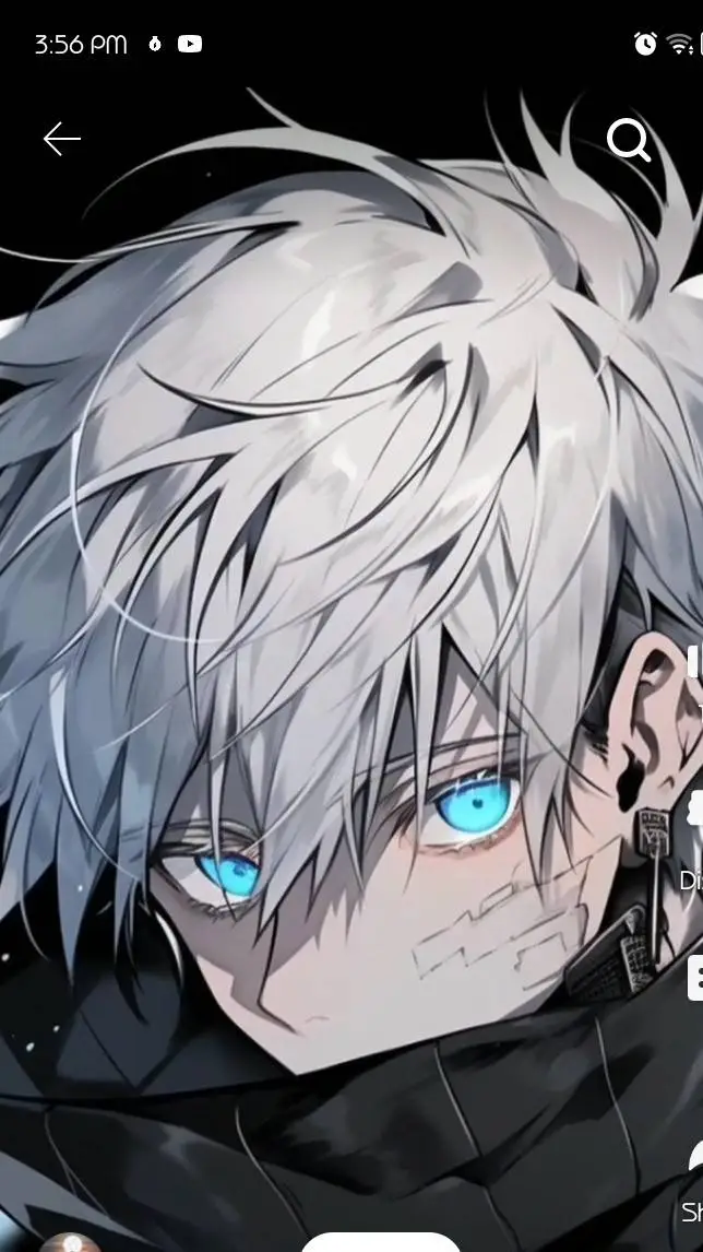 ai character: gojo  background