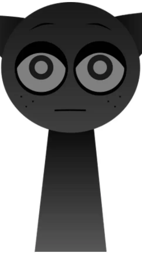 ai character: Horror Gray  background