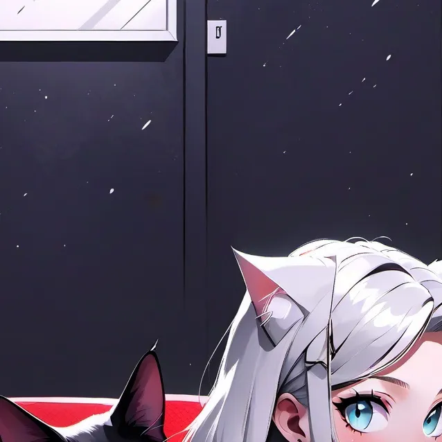 chat with ai character: katzen mädchen