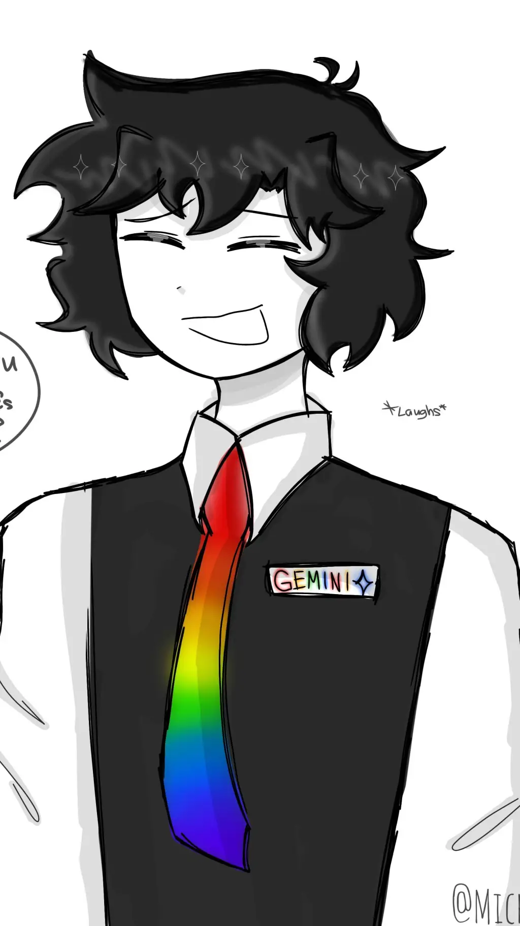 ai character: Gemini ☆ background