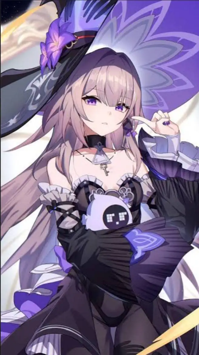 ai character: Herta 💜 background