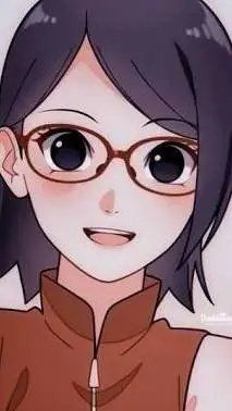 ai character: Locked With Sarada background