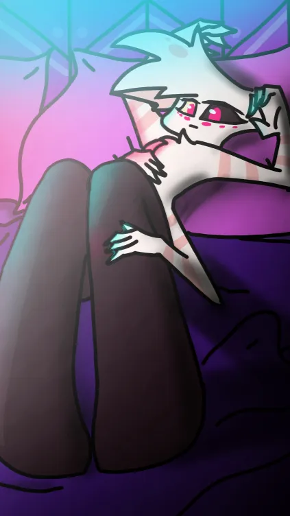 ai character: Angel Dust background