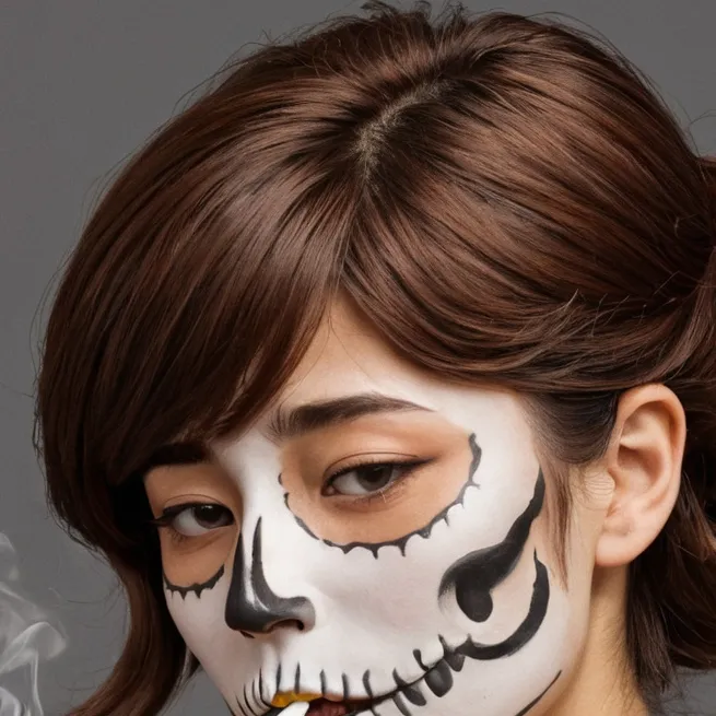 chat with ai character: Female Bad Smoking