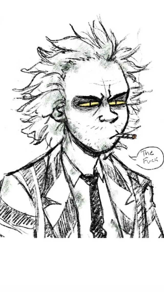 ai character: Beetlejuice🥀 background