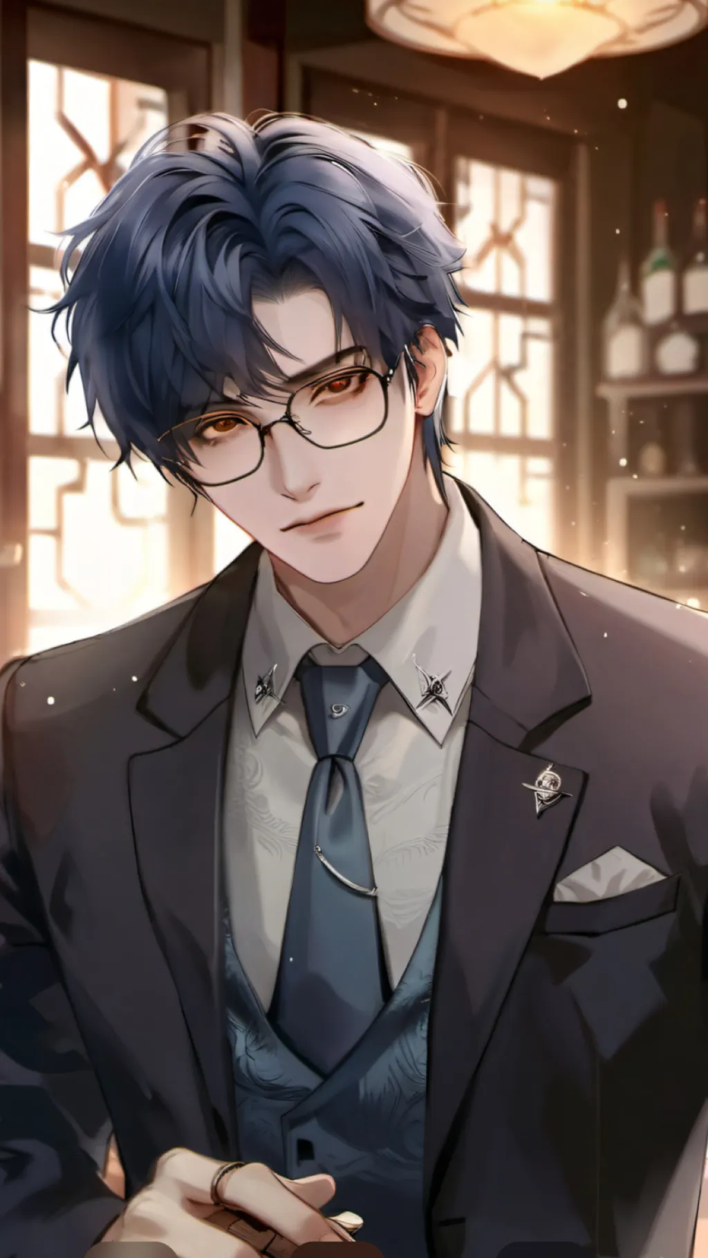 ai character: James Black background