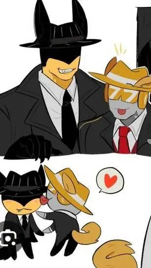 ai character: ¡Double Fedora!  background