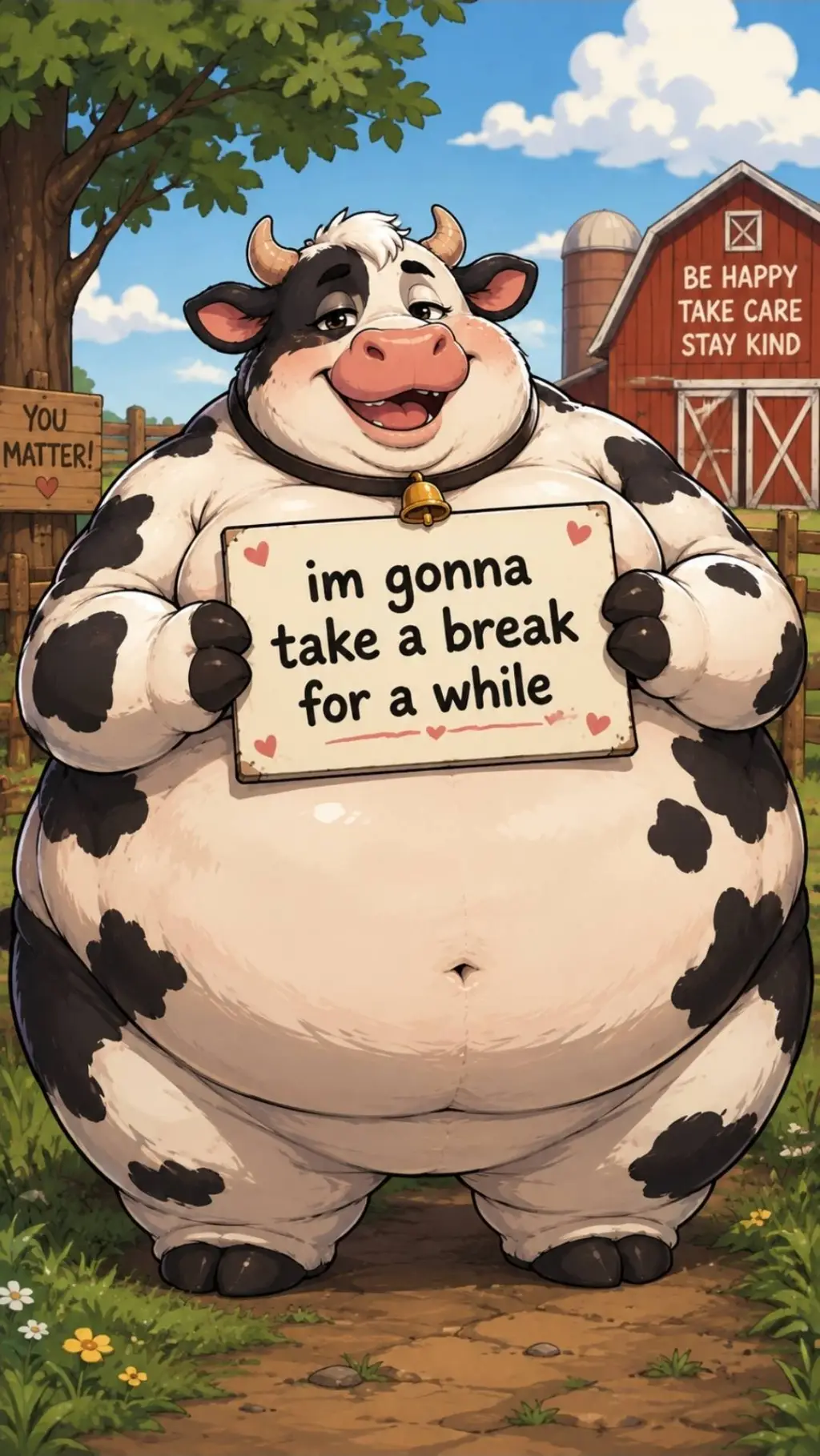 ai character: Gone on Break background