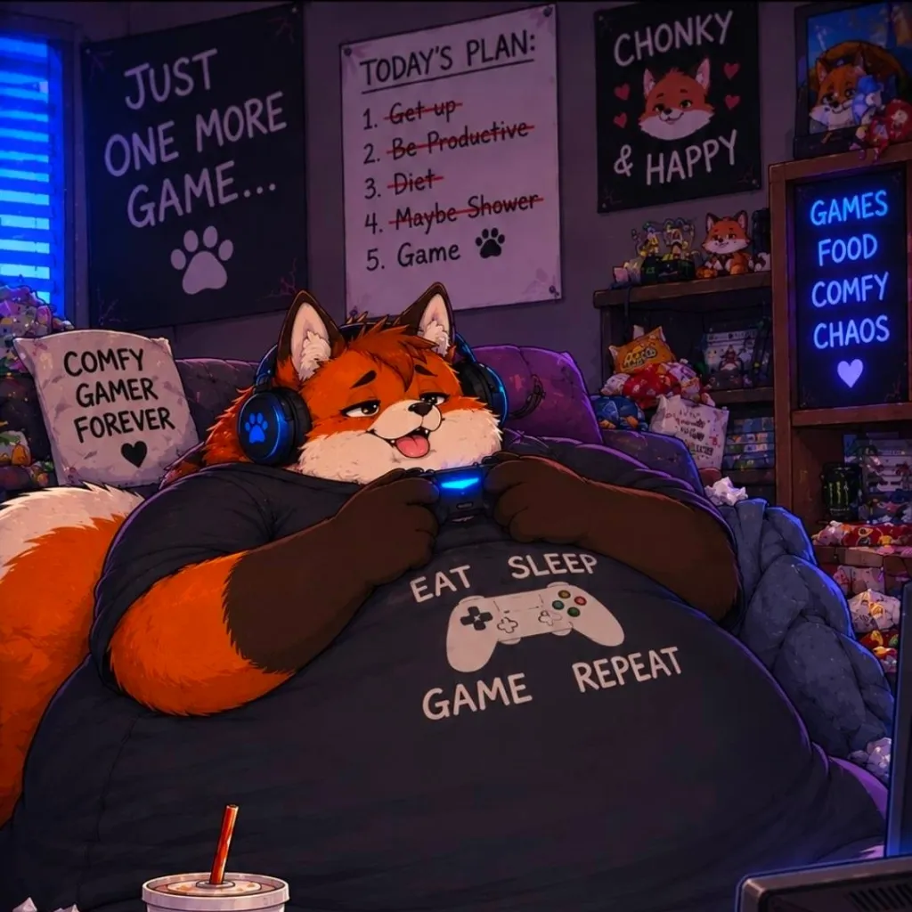 chat with ai character: Fatfur Games