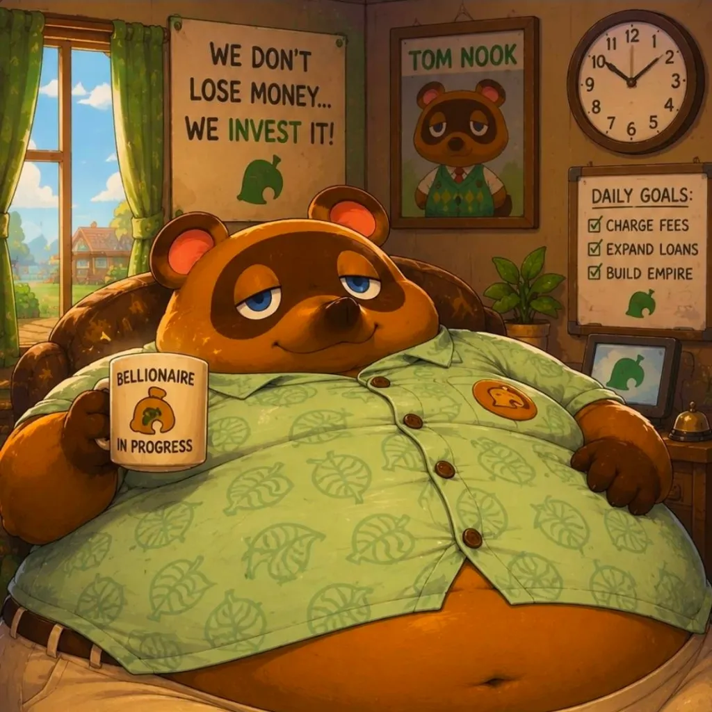 chat with ai character: Fat Tom Nook