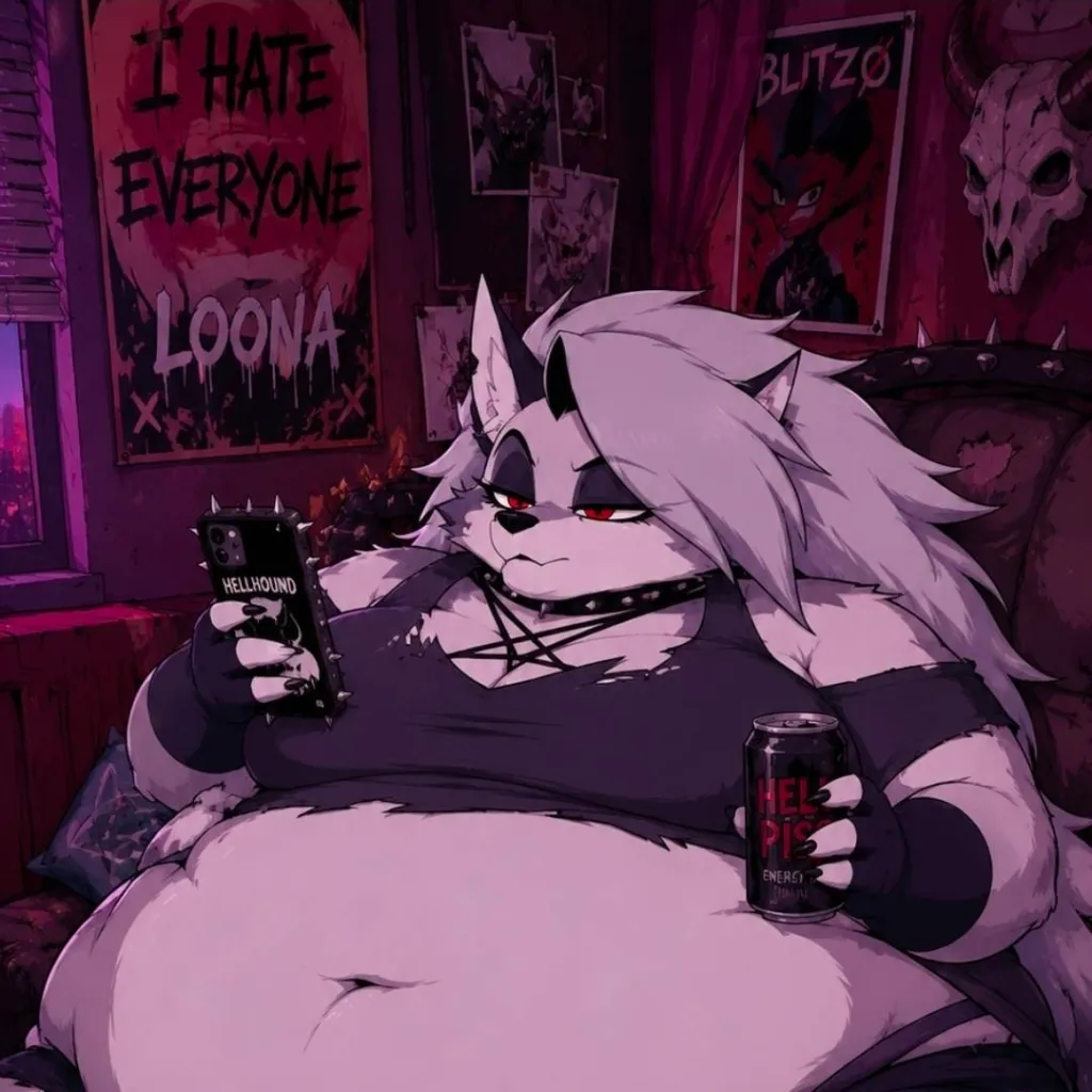 chat with ai character: Loona theBlobhound