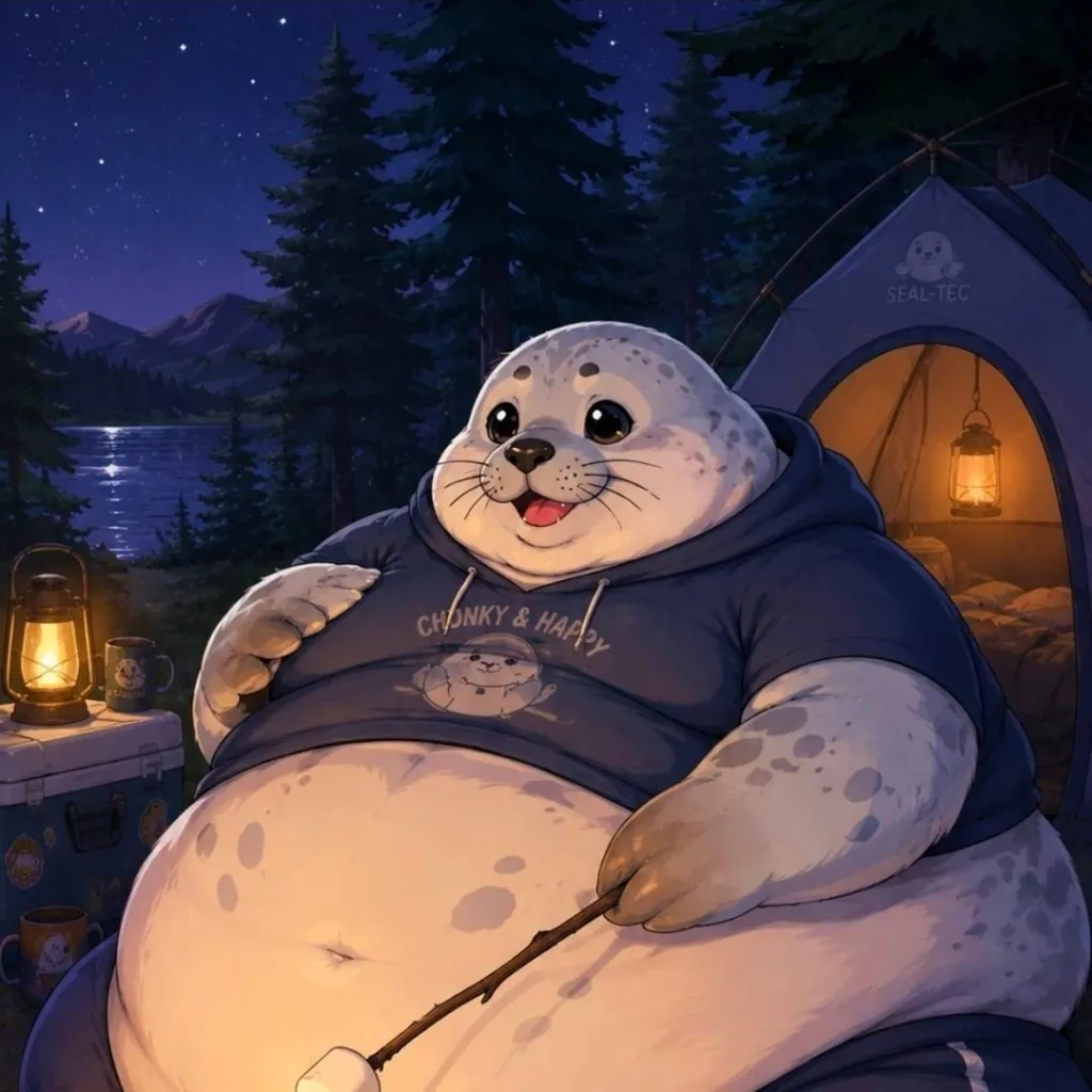 chat with ai character: Fatfur Camping