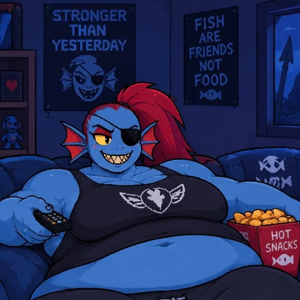 chat with ai character: Fat Undyne