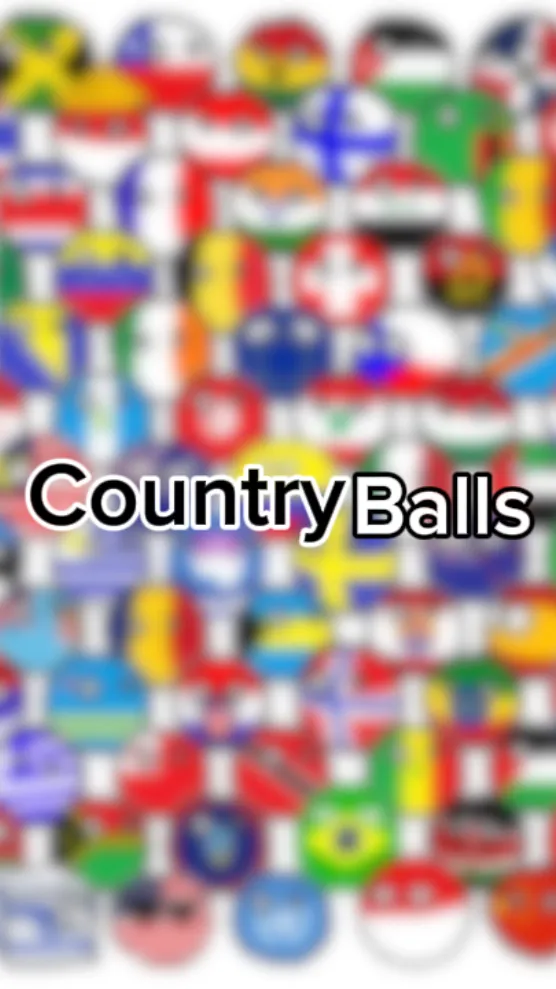 ai character: CountryBALLS.  background