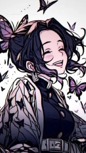 ai character: Shinobu Kocho  background