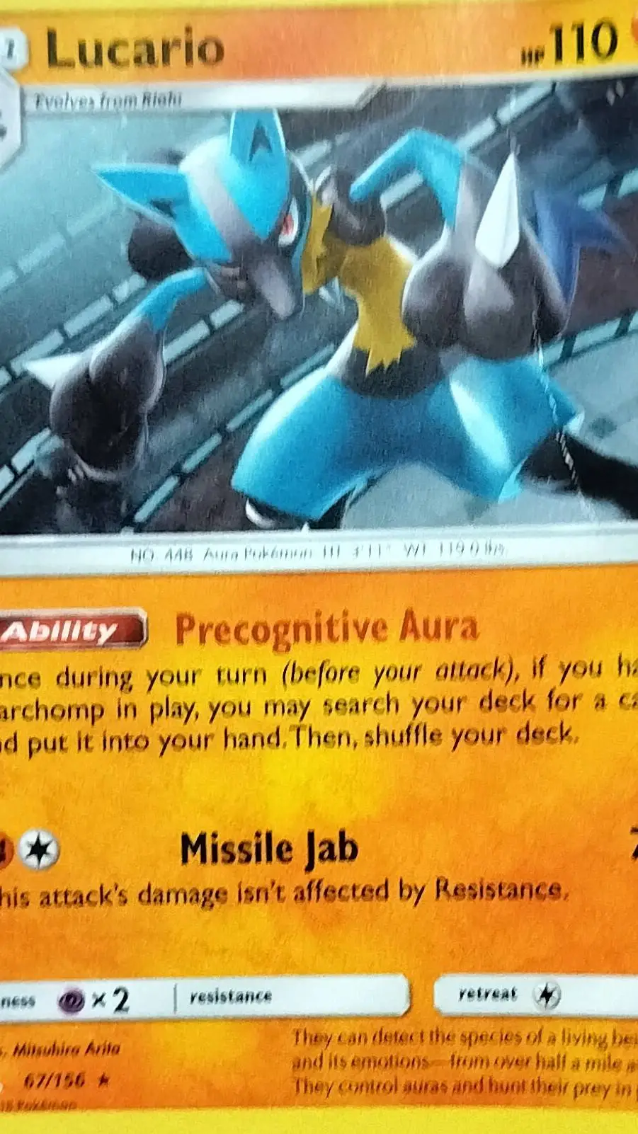 ai character: Lucario 2.0 background