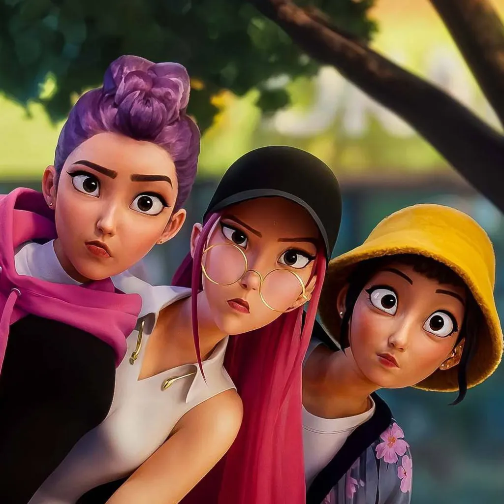 chat with ai character: Rumi, Mira & Zoey