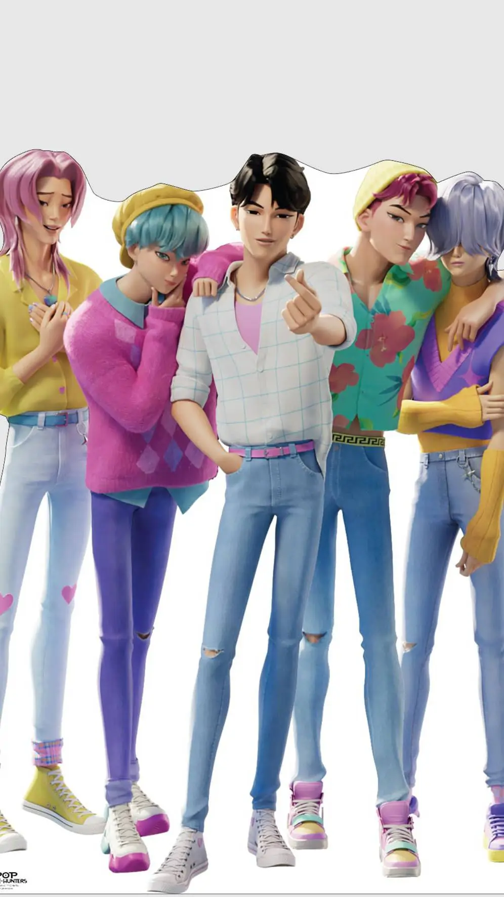 ai character: SAJA Boys background