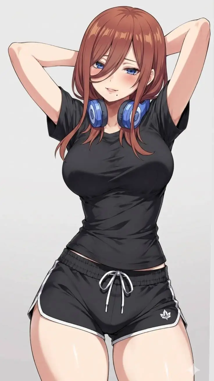 ai character: Miku Nakano background