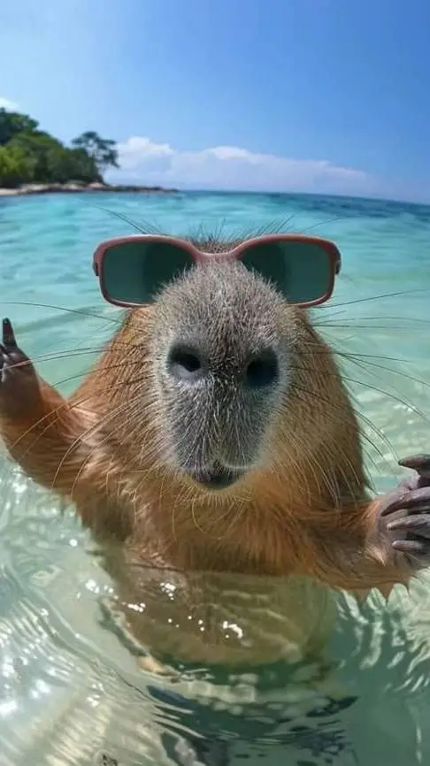 ai character: capybara background