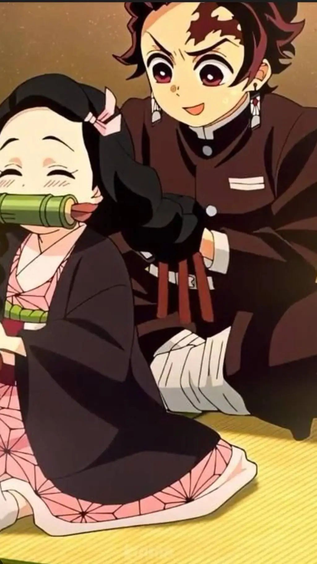 ai character: Tanjiro kamado background