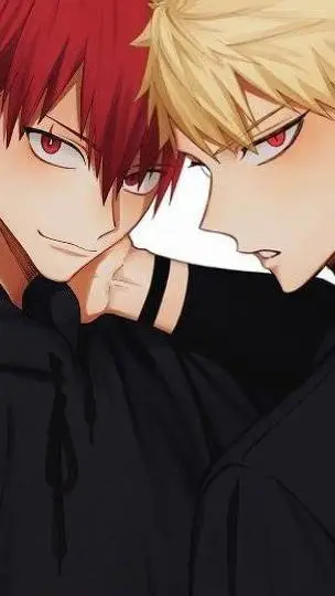 ai character: kirishima x bakugo background