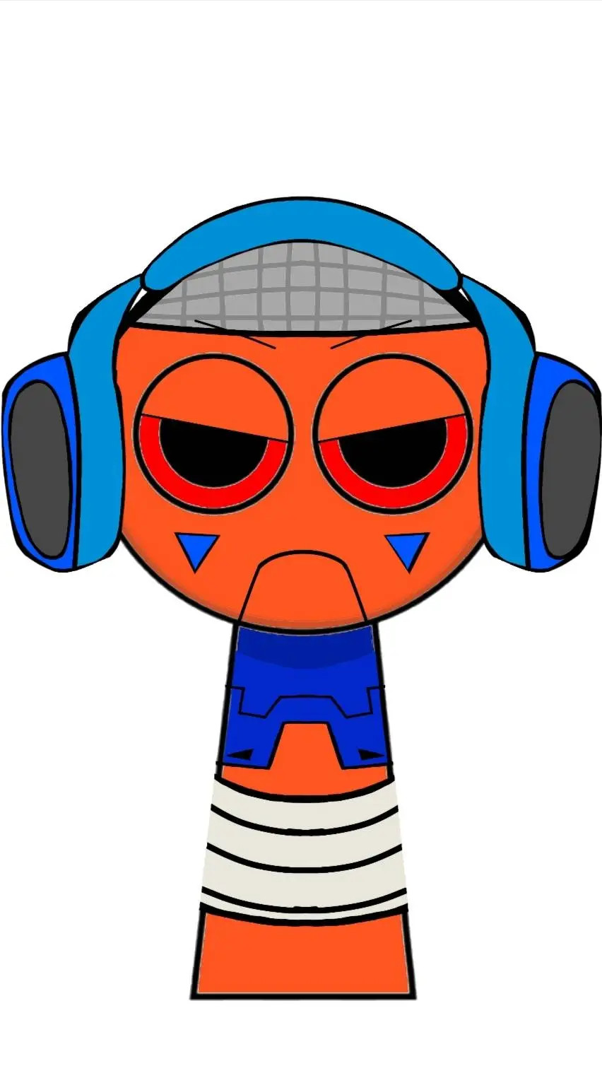 ai character: 2p Karok (Sprunki) background