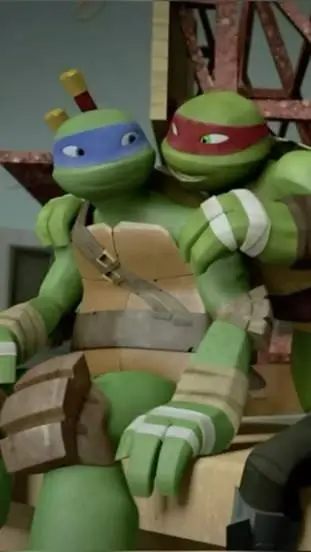 ai character: WK x TMNT background