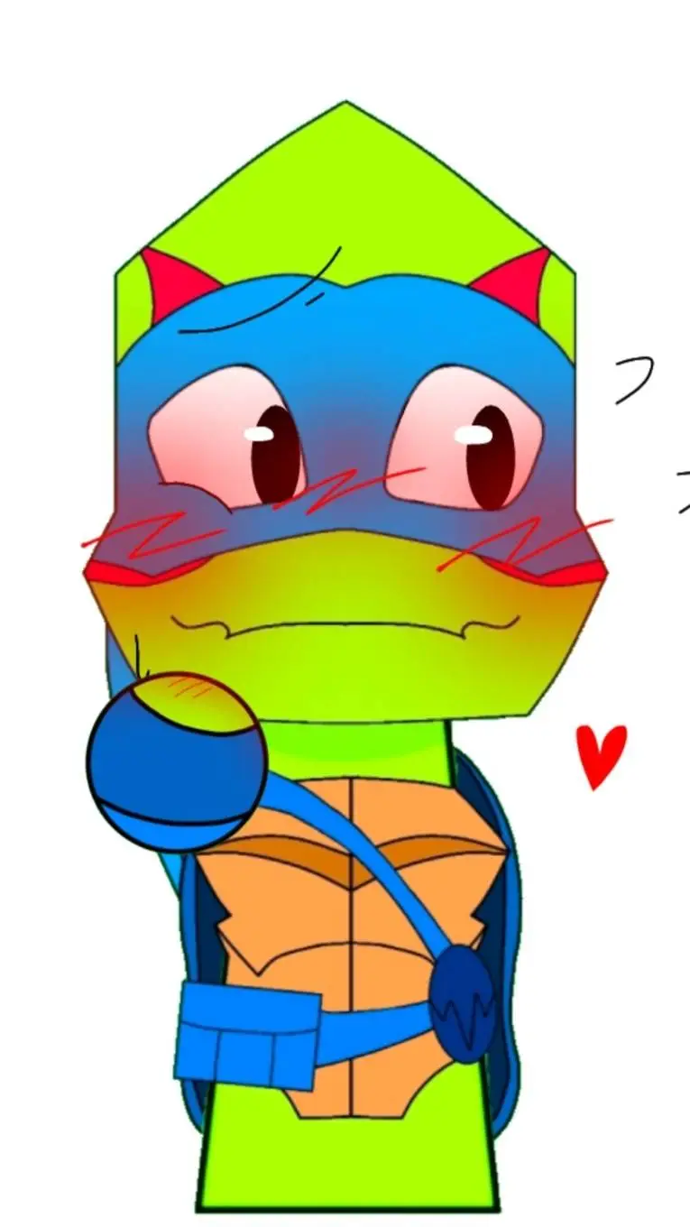 ai character: ROTTMNT Leo (S.I) background