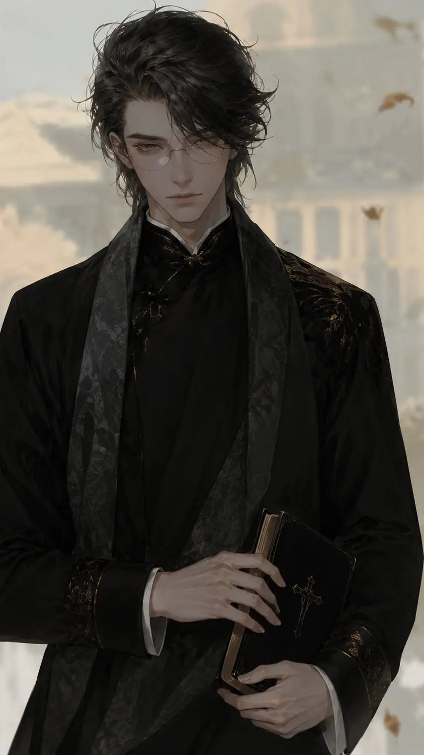 ai character: Matthew Elyria  background